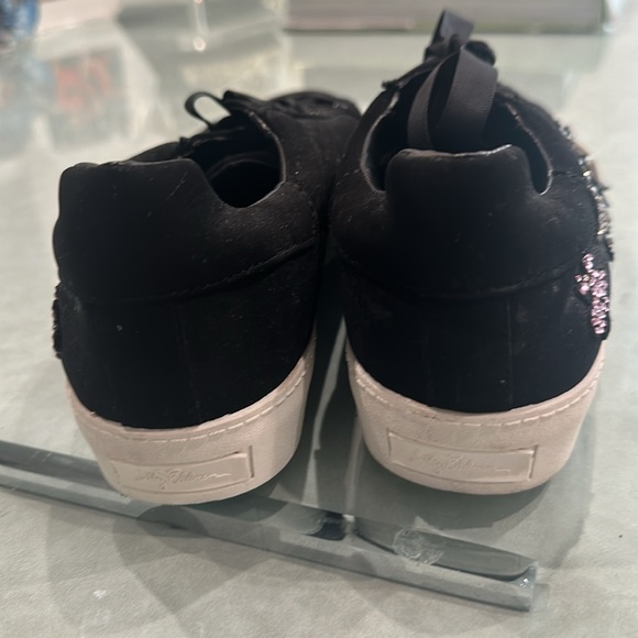 Libby Edelman Suede Embellished Sneakers - Picture 4 of 5